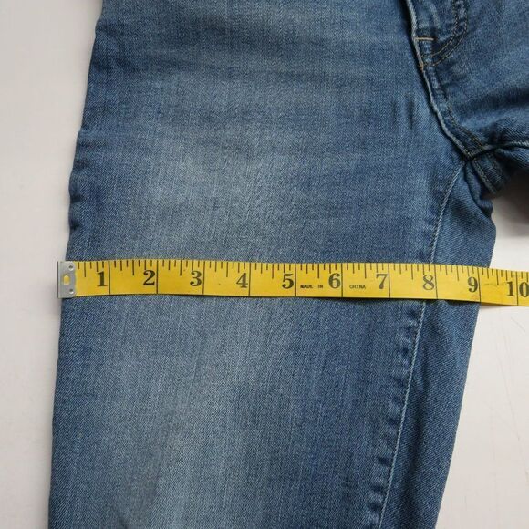 Lucky Brand Mid Rise Super Skinny AVA Jeans Size 4 Medium Wash Blue Denim 28X27 - Picture 14 of 16